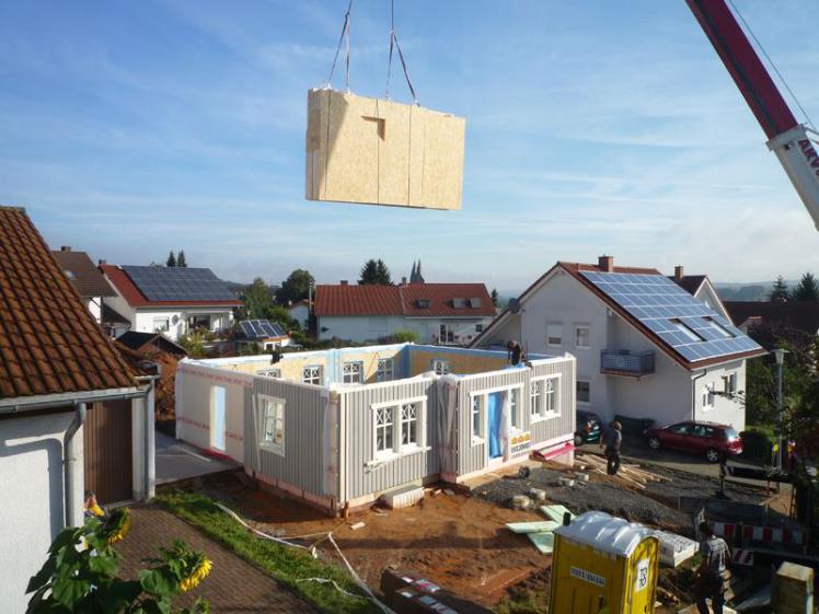 Ein Haus entsteht